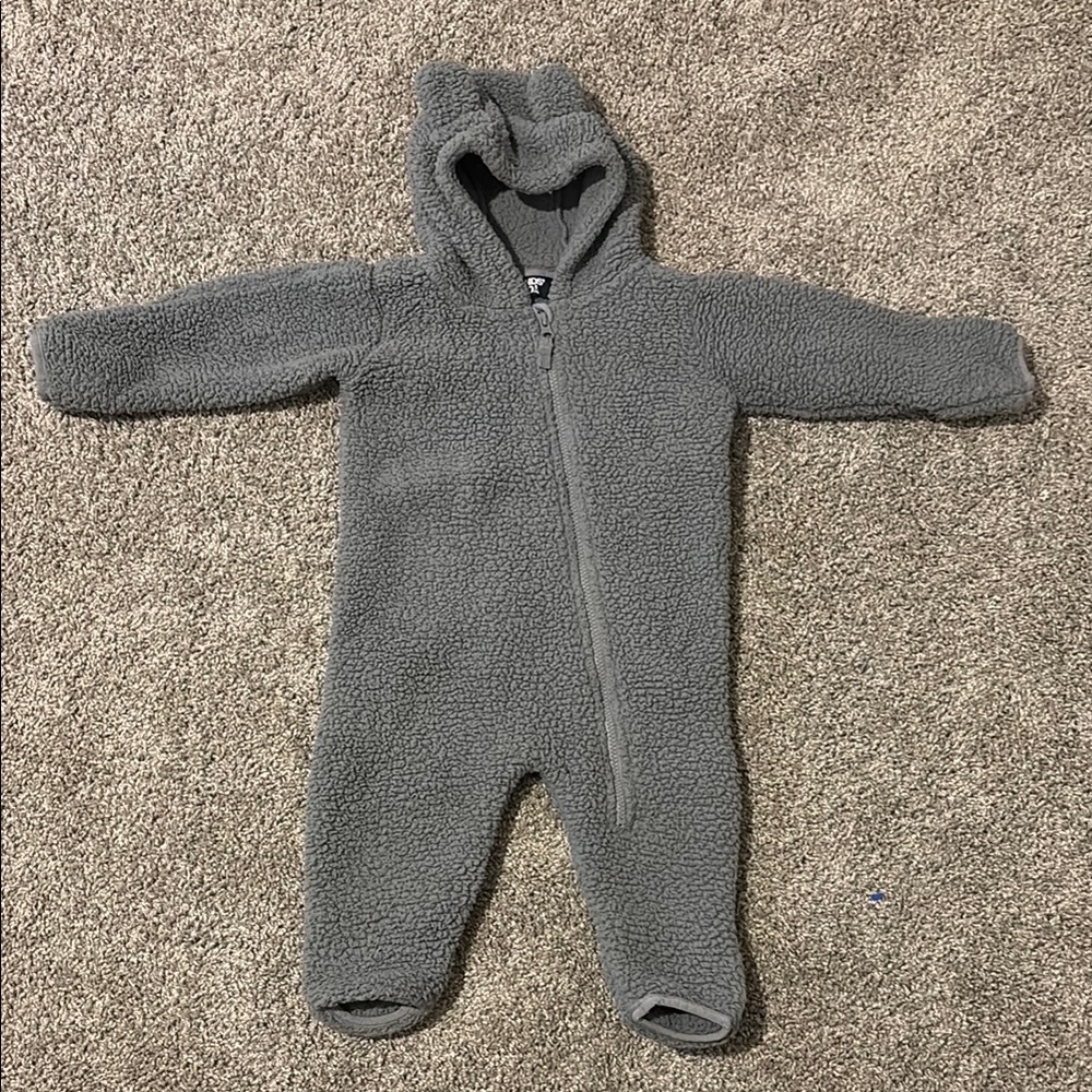 Lands End Grey Fleece Pram